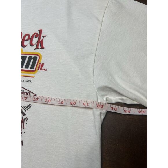 VTG Y2K Jeff Foxworthy’s Comedy Redneck Racing Fan Shirt Sleeve T Shirt Size L - Picture 5 of 12